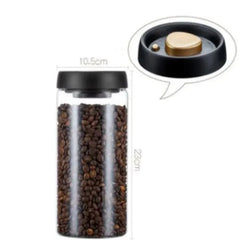 Vacuum Sealed Glass Storage Jar Set