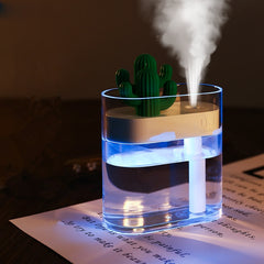 160ML Ultrasonic Air Humidifier - USB, Essential Oil Diffuser, Car Purifier, Anion Mist Maker