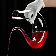 Crystal U-shaped Wine Decanter - 1500mL