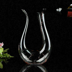 Crystal U-shaped Wine Decanter - 1500mL