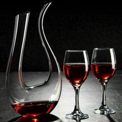 Crystal U-shaped Wine Decanter - 1500mL