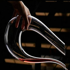 Crystal U-shaped Wine Decanter - 1500mL